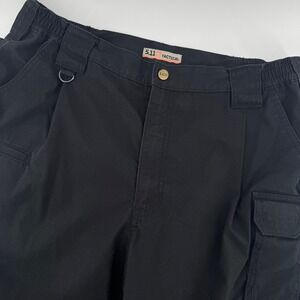 5.11 Tactical Cargo Pants Tactile Pro Ripstop Black 38x30 Work‎ Utility Outdoor